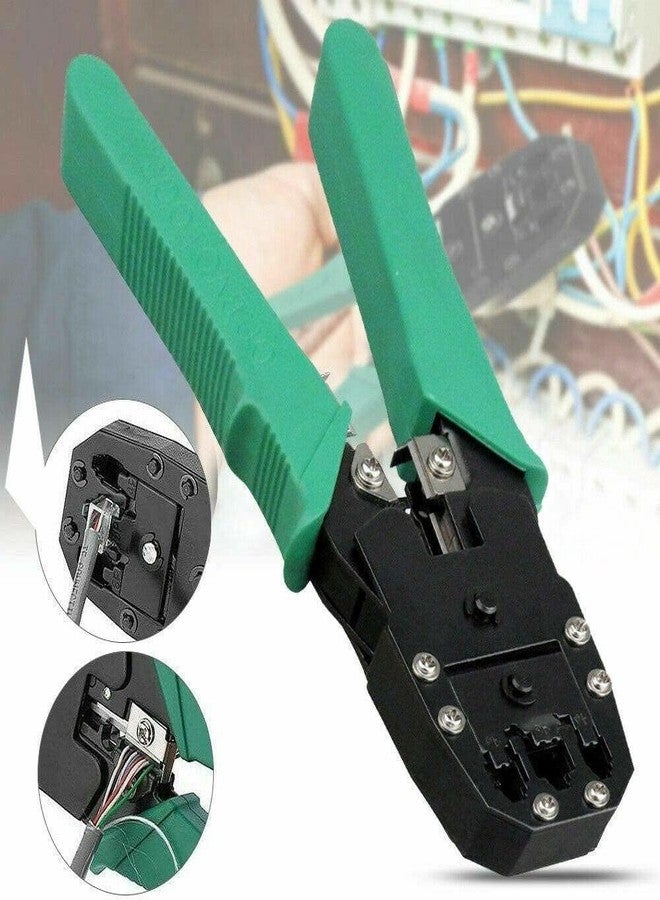serah أداة تجعيد كابلات إيثرنت معيارية 3 في 1 من سيرا، قاطع كابلات Rj45 وRj11 وCat5e/Cat6 LAN وموصلات الشريط، أغطية تخفيف الإجهاد (عبوة من 50 قطعة) - Image 2